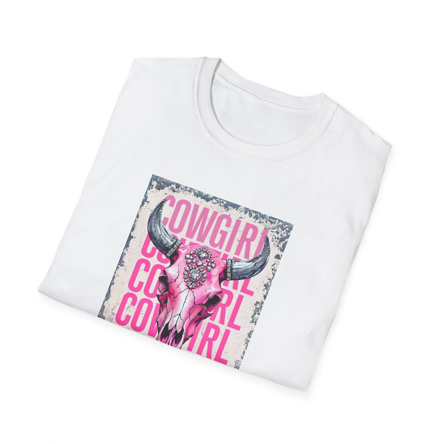 Cowgirl Vibe- Pink Skull