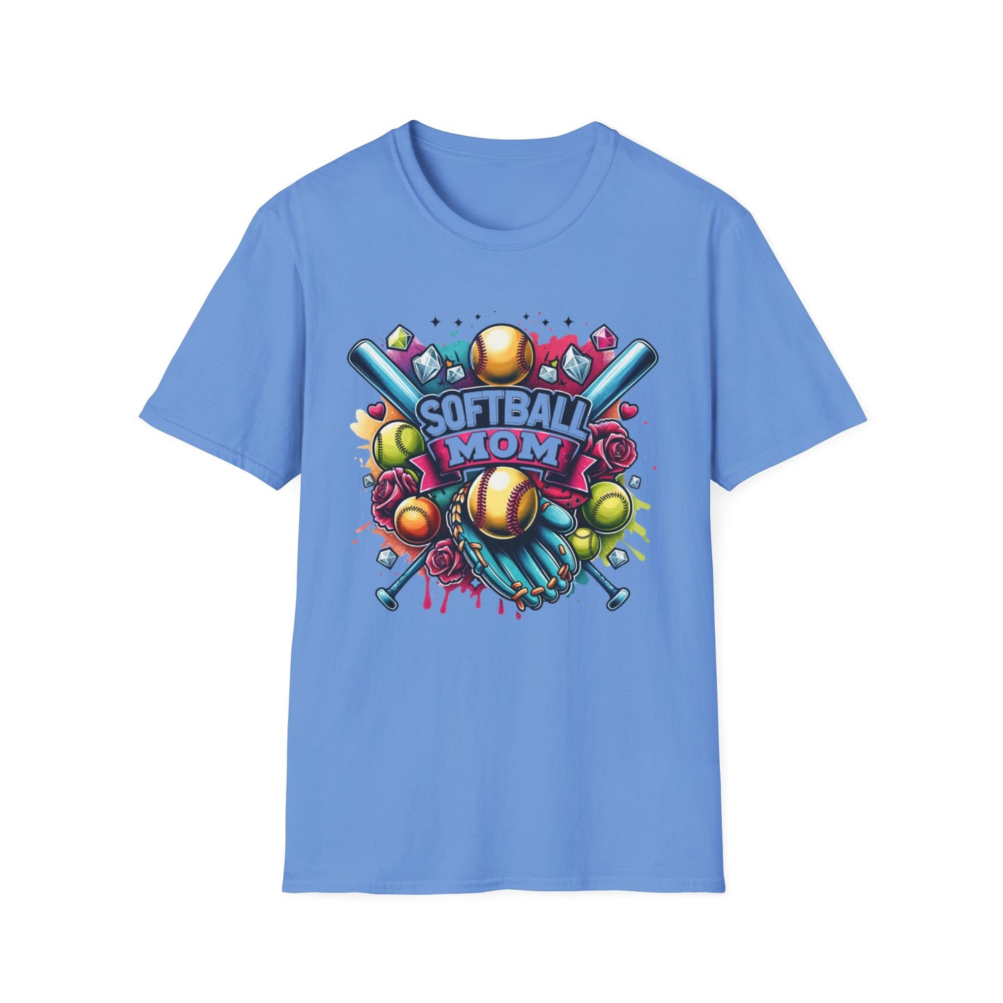 Softball Mom Bling Tee