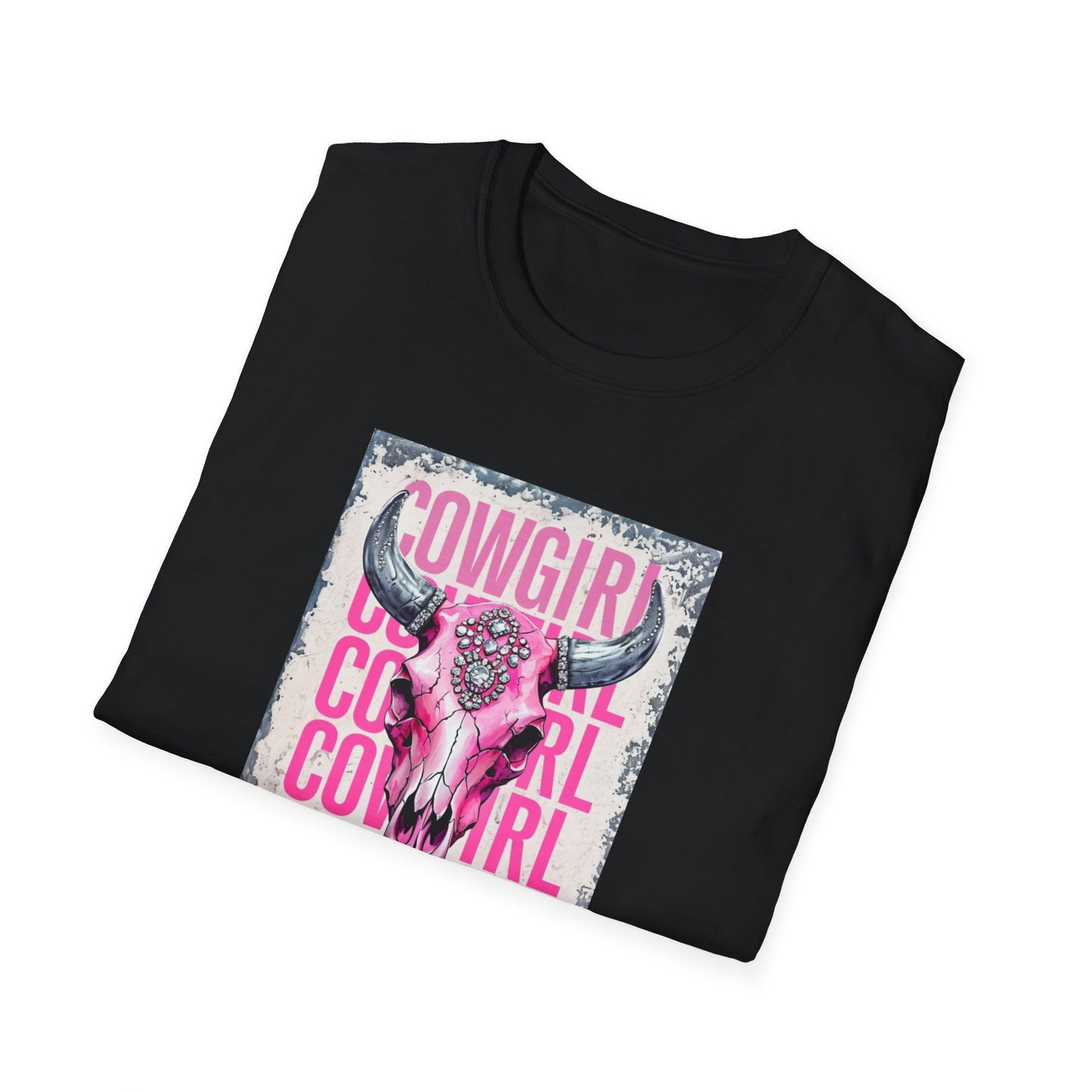 Cowgirl Vibe- Pink Skull