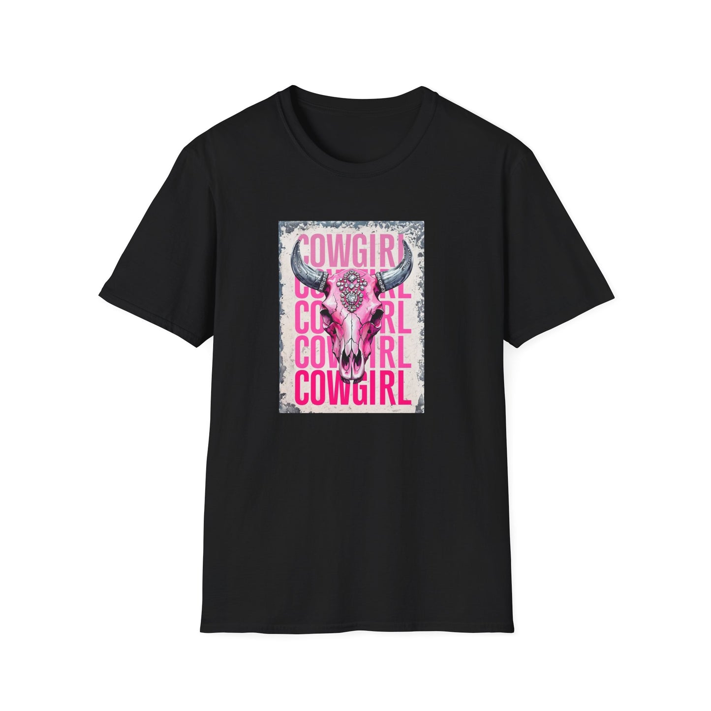 Cowgirl Vibe- Pink Skull