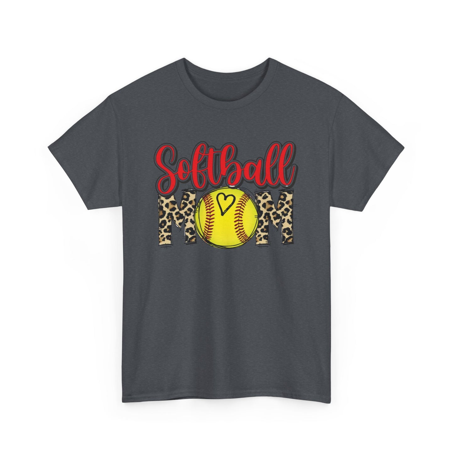 Softball Mom Leopard Tee
