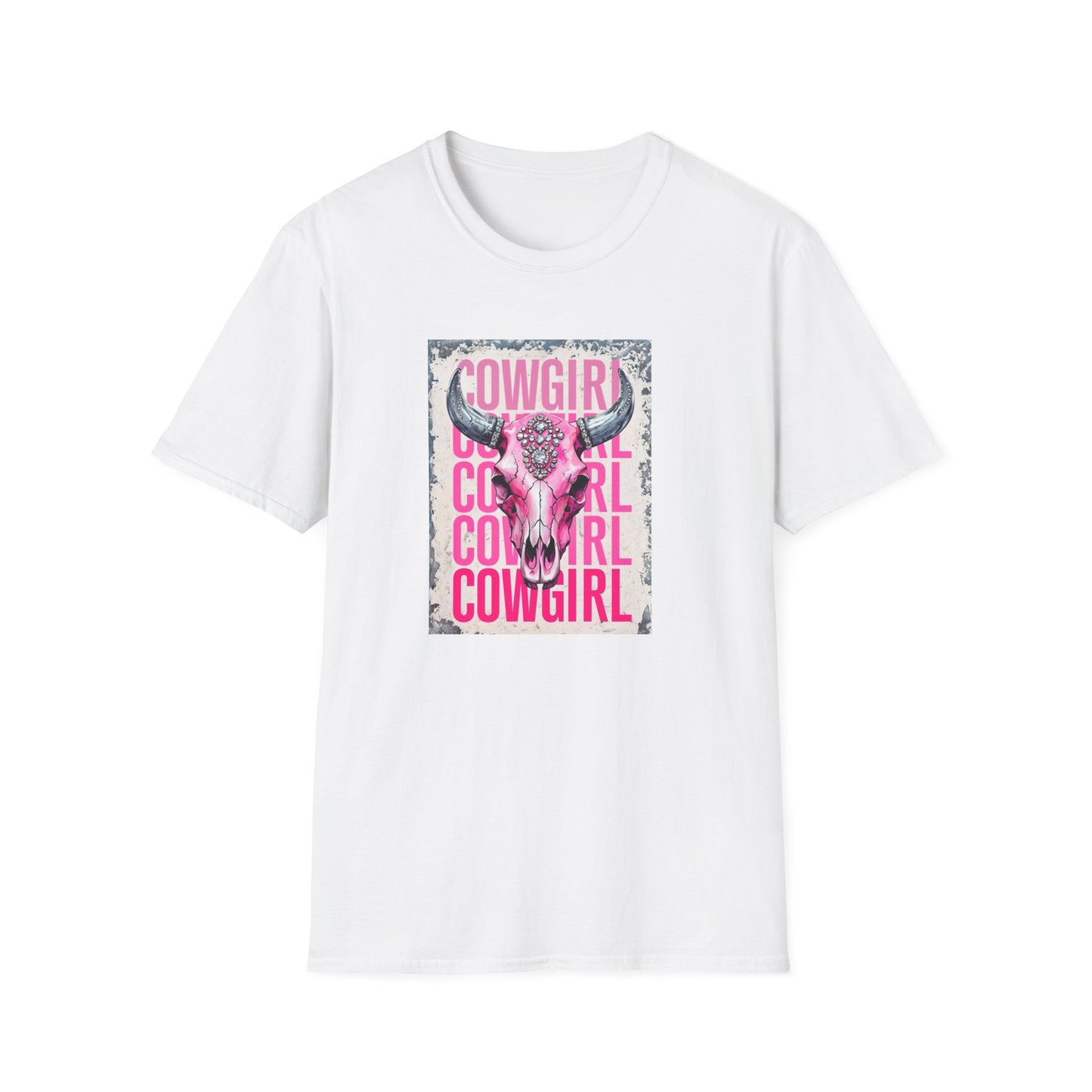 Cowgirl Vibe- Pink Skull