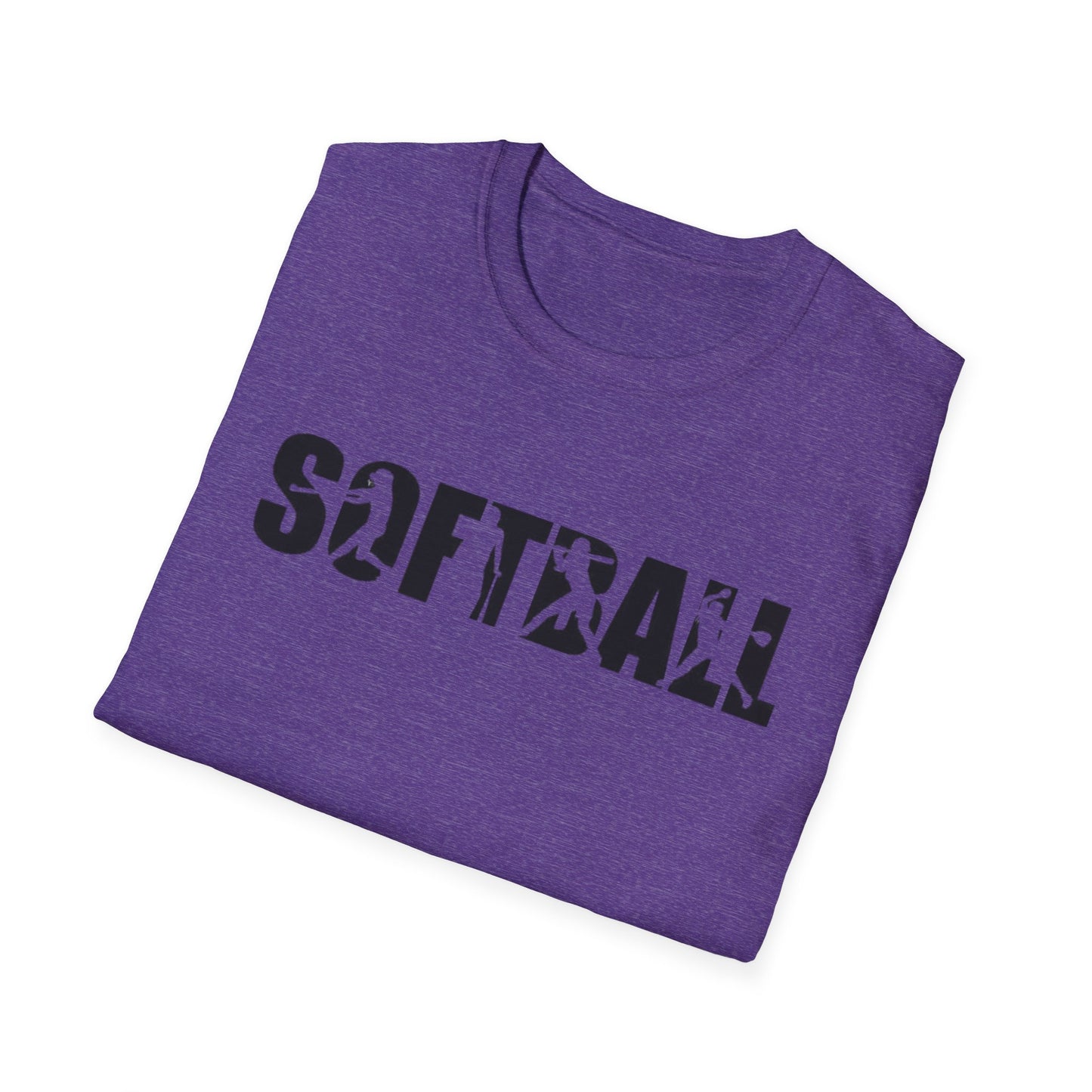Softball Action Silhouette Tee