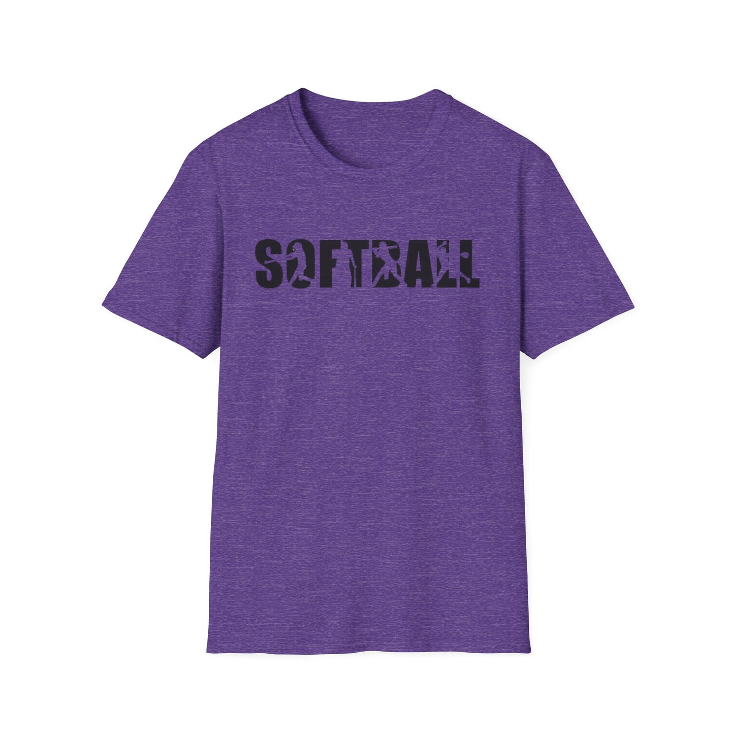 Softball Action Silhouette Tee