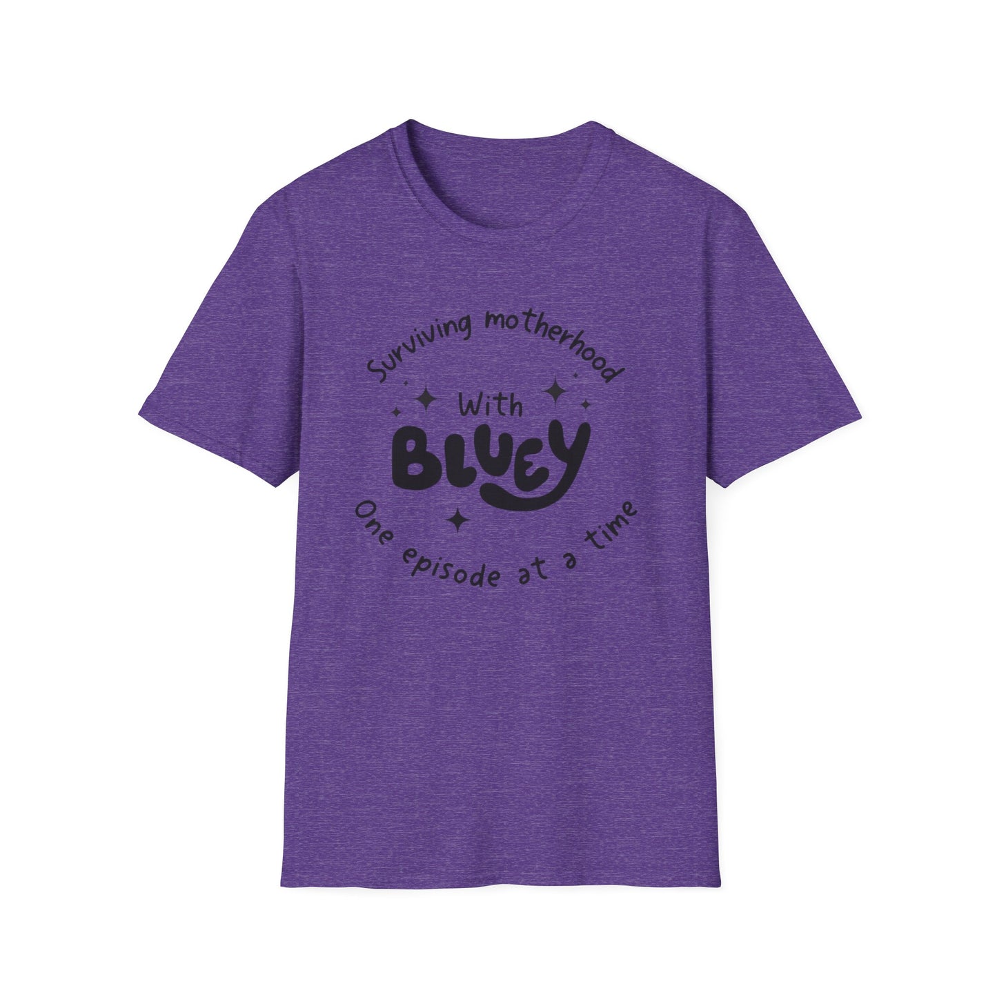 Bluey and Barely Holding On Mom Tee