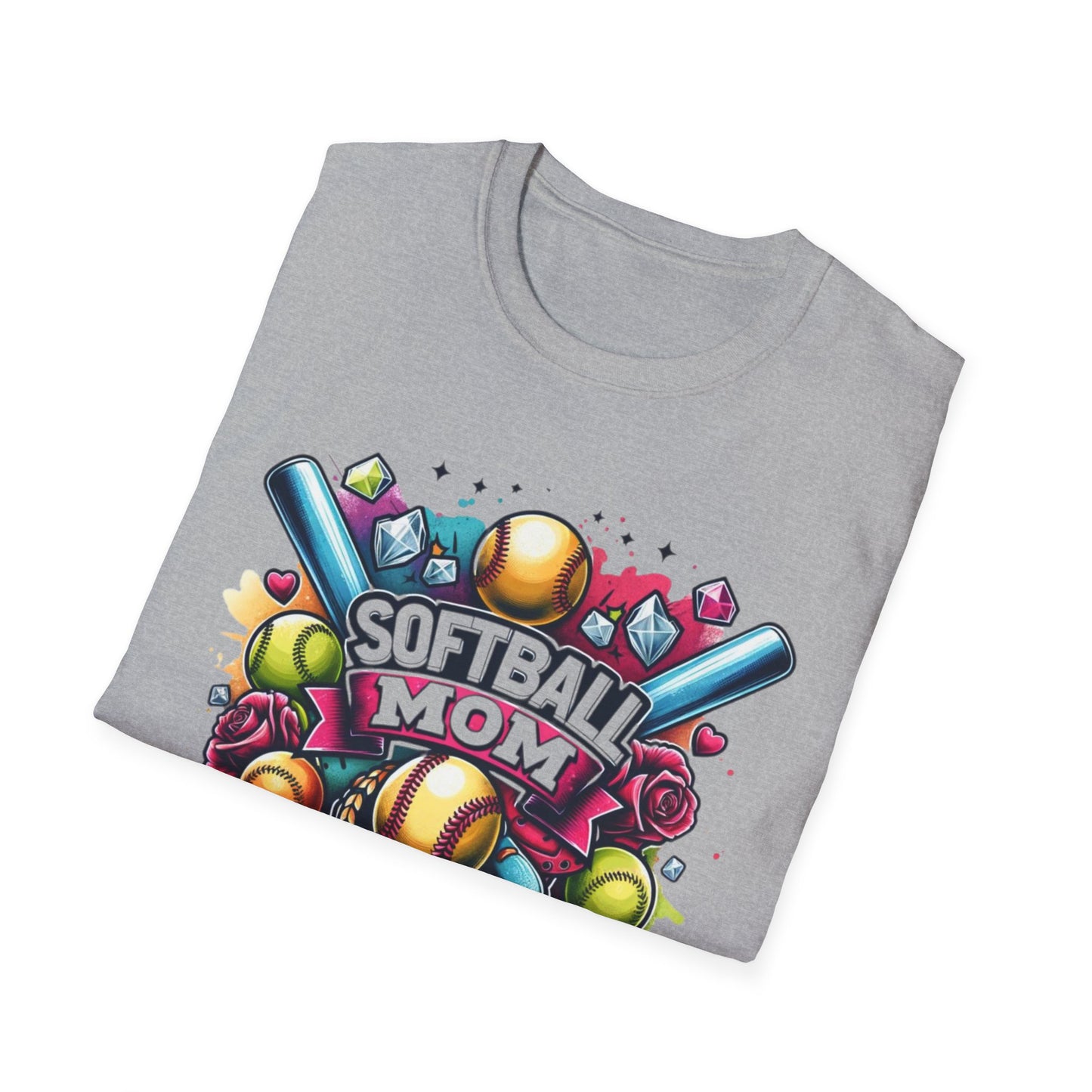 Softball Mom Bling Tee
