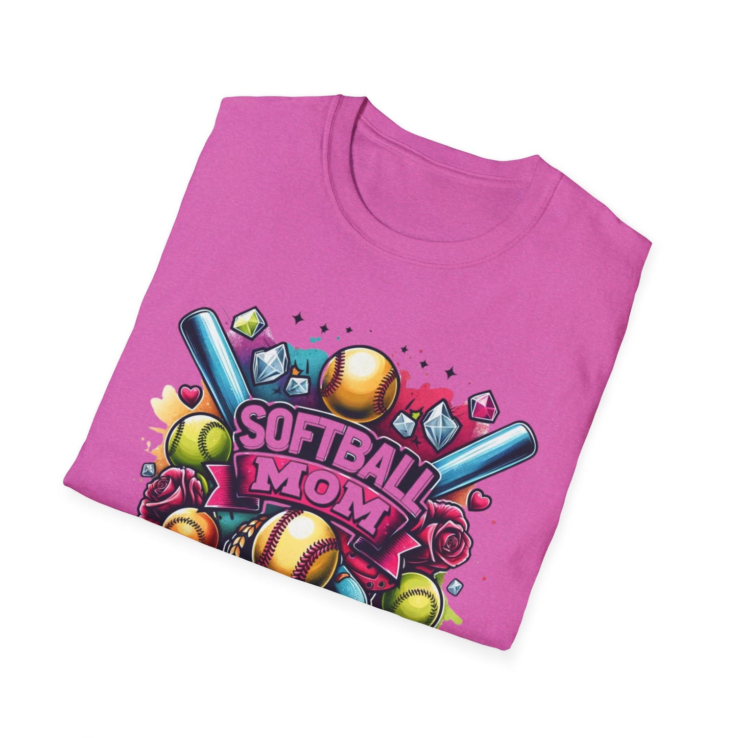 Softball Mom Bling Tee