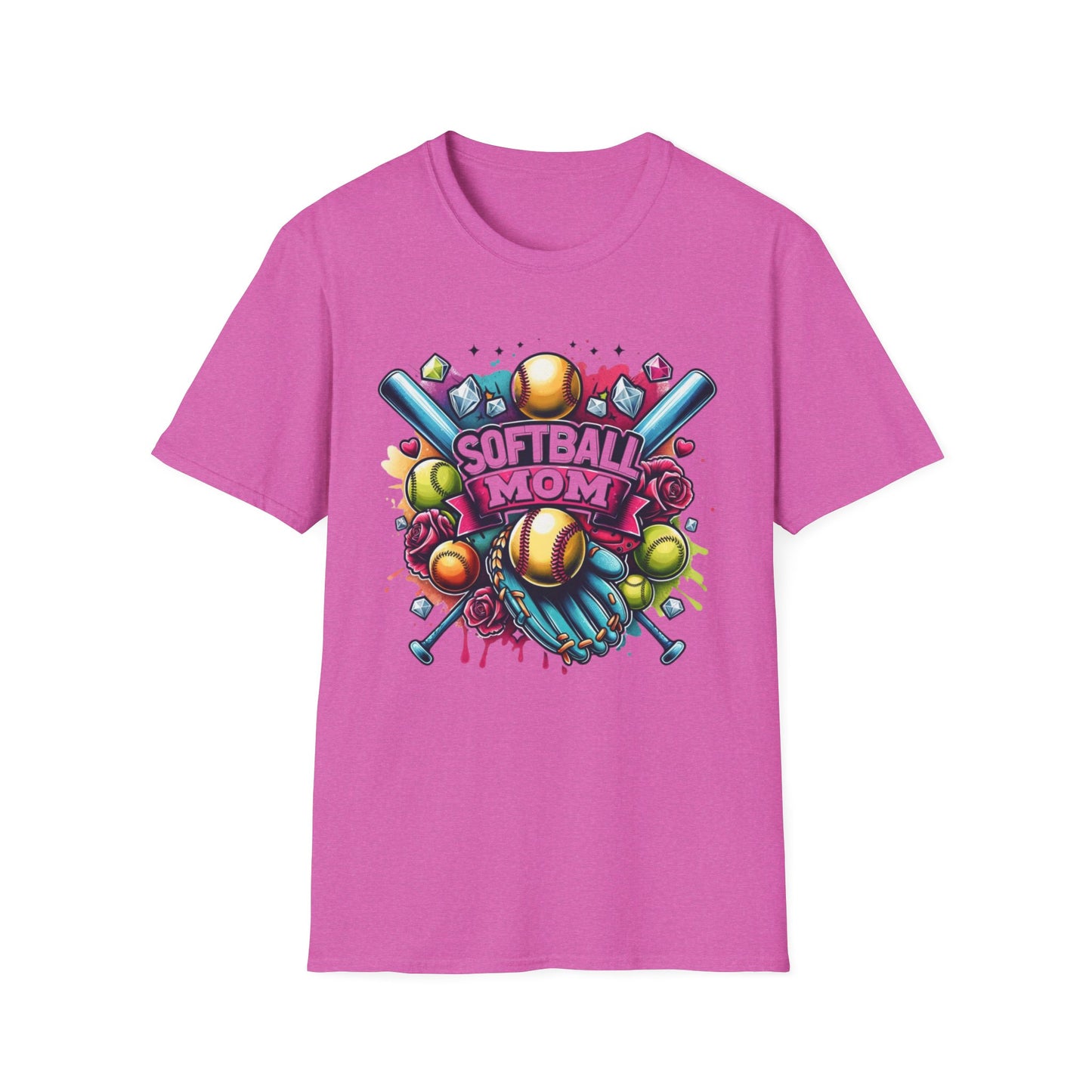 Softball Mom Bling Tee