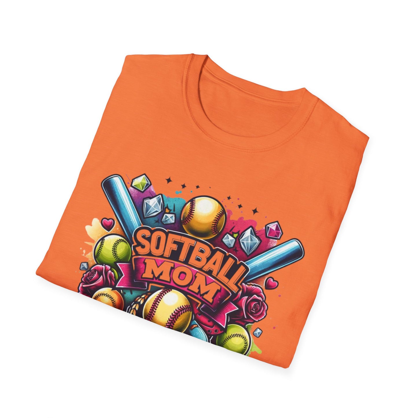 Softball Mom Bling Tee