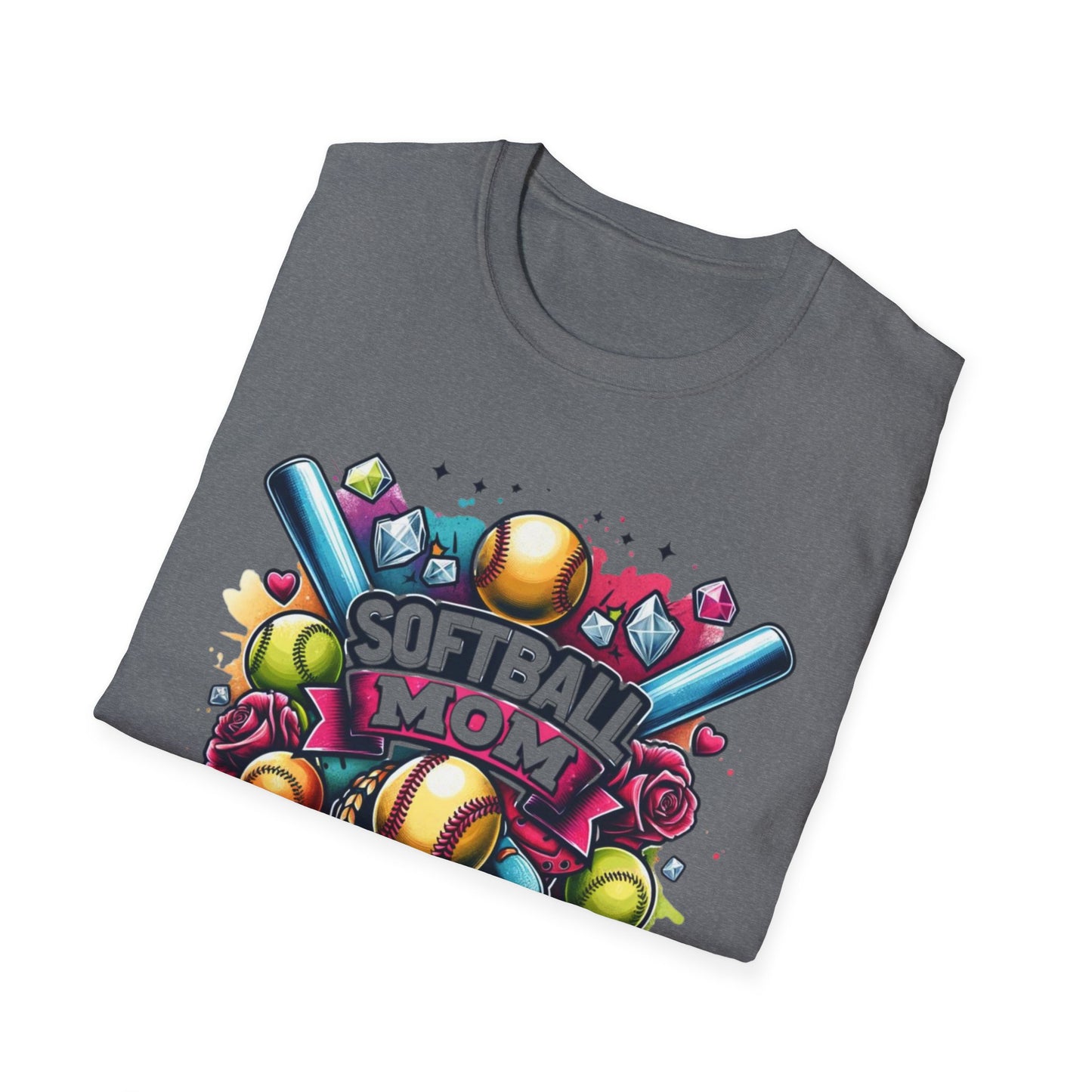 Softball Mom Bling Tee