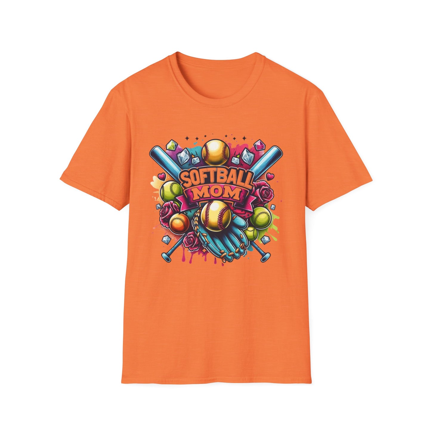 Softball Mom Bling Tee