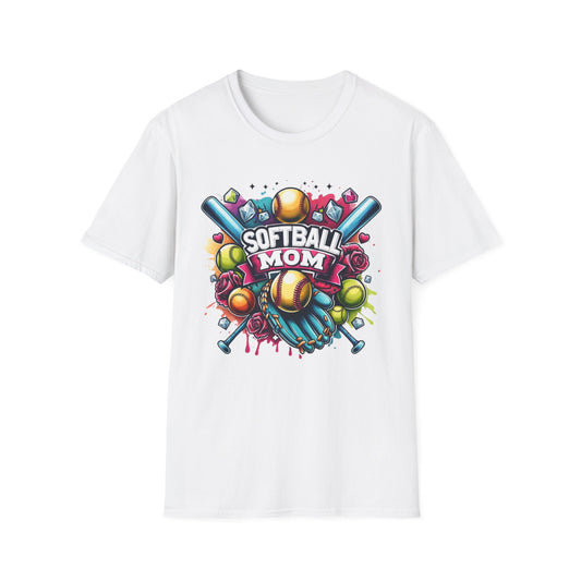 Softball Mom Bling Tee