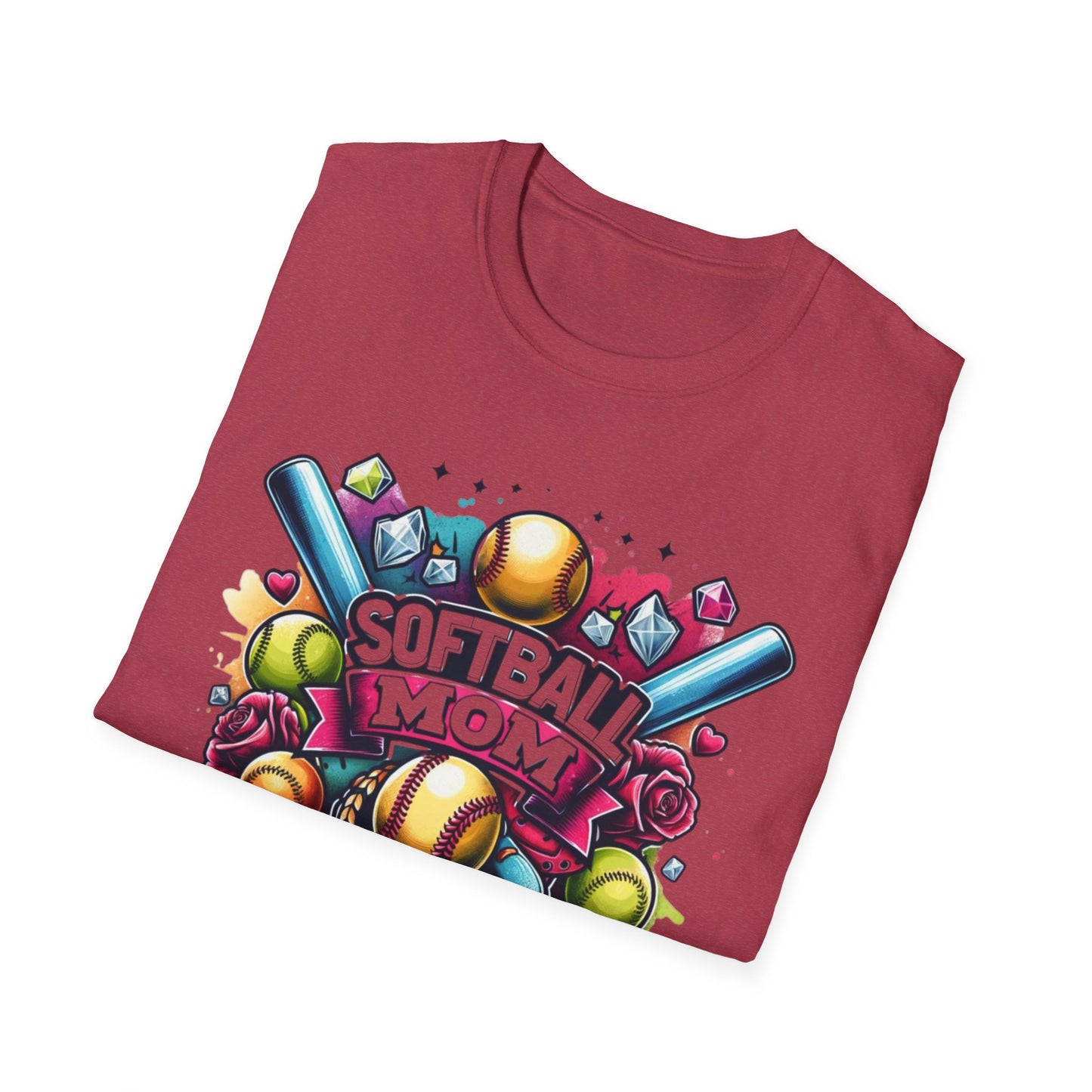Softball Mom Bling Tee