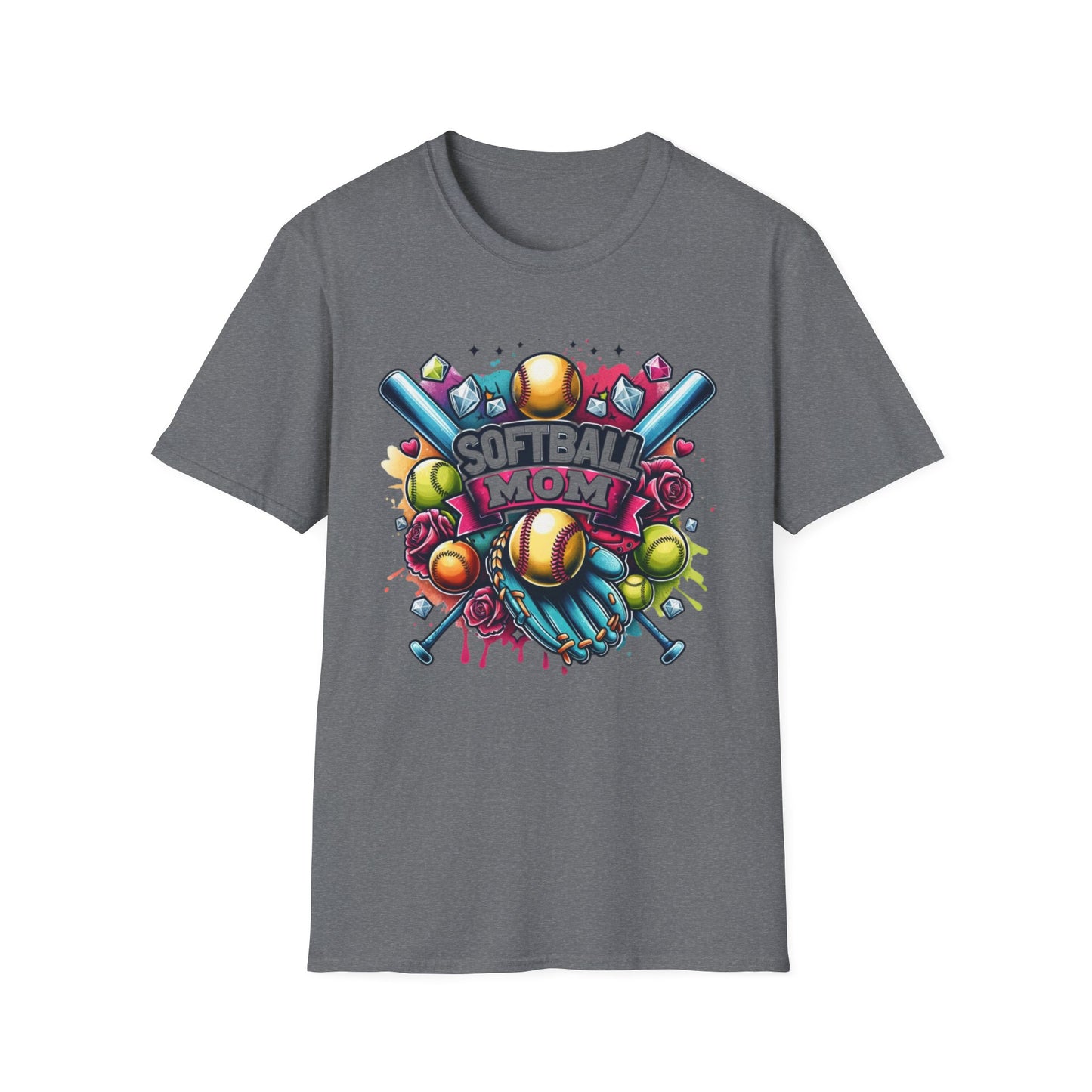 Softball Mom Bling Tee