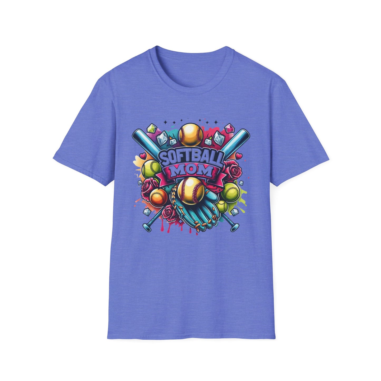Softball Mom Bling Tee