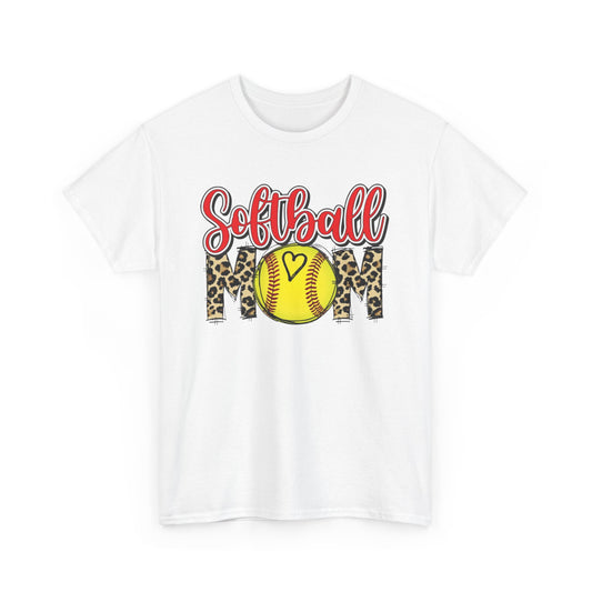 Softball Mom Leopard Tee