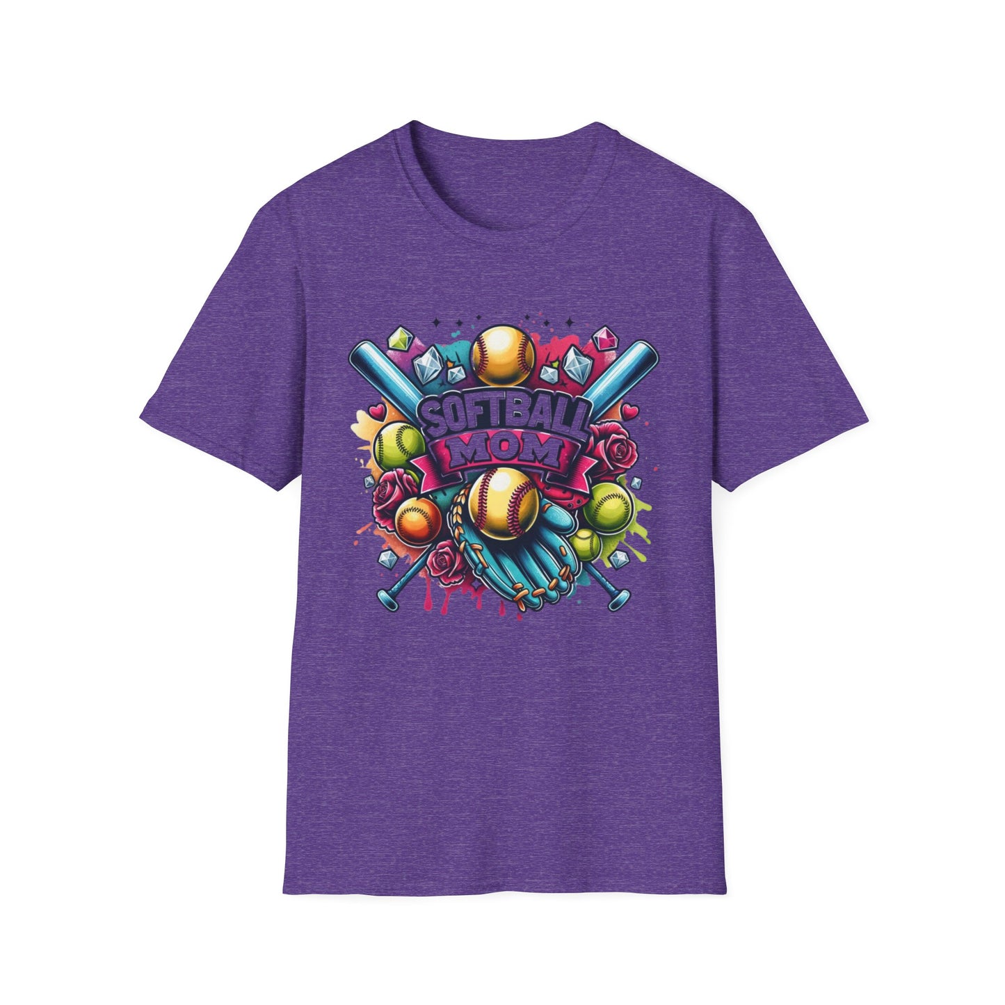 Softball Mom Bling Tee