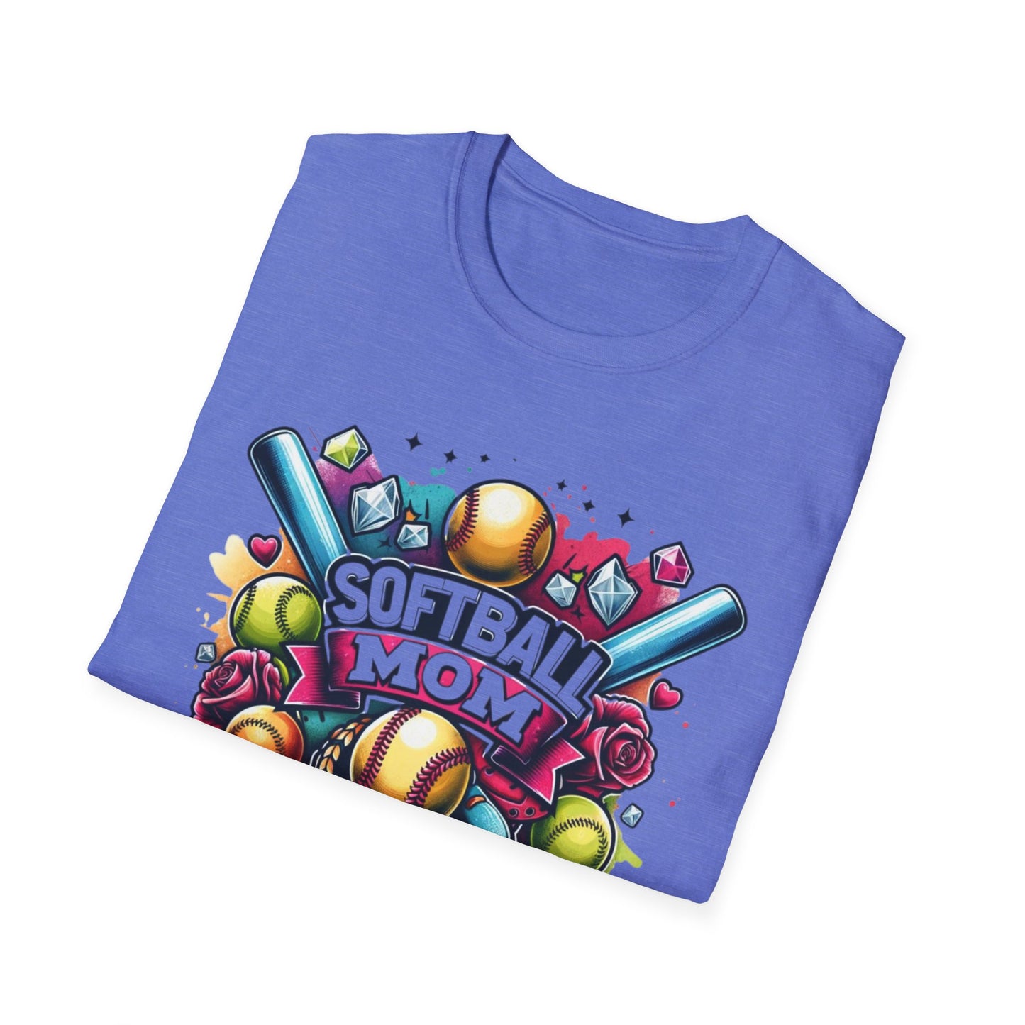 Softball Mom Bling Tee