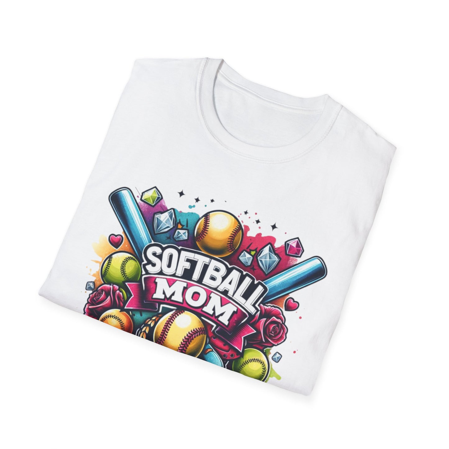 Softball Mom Bling Tee