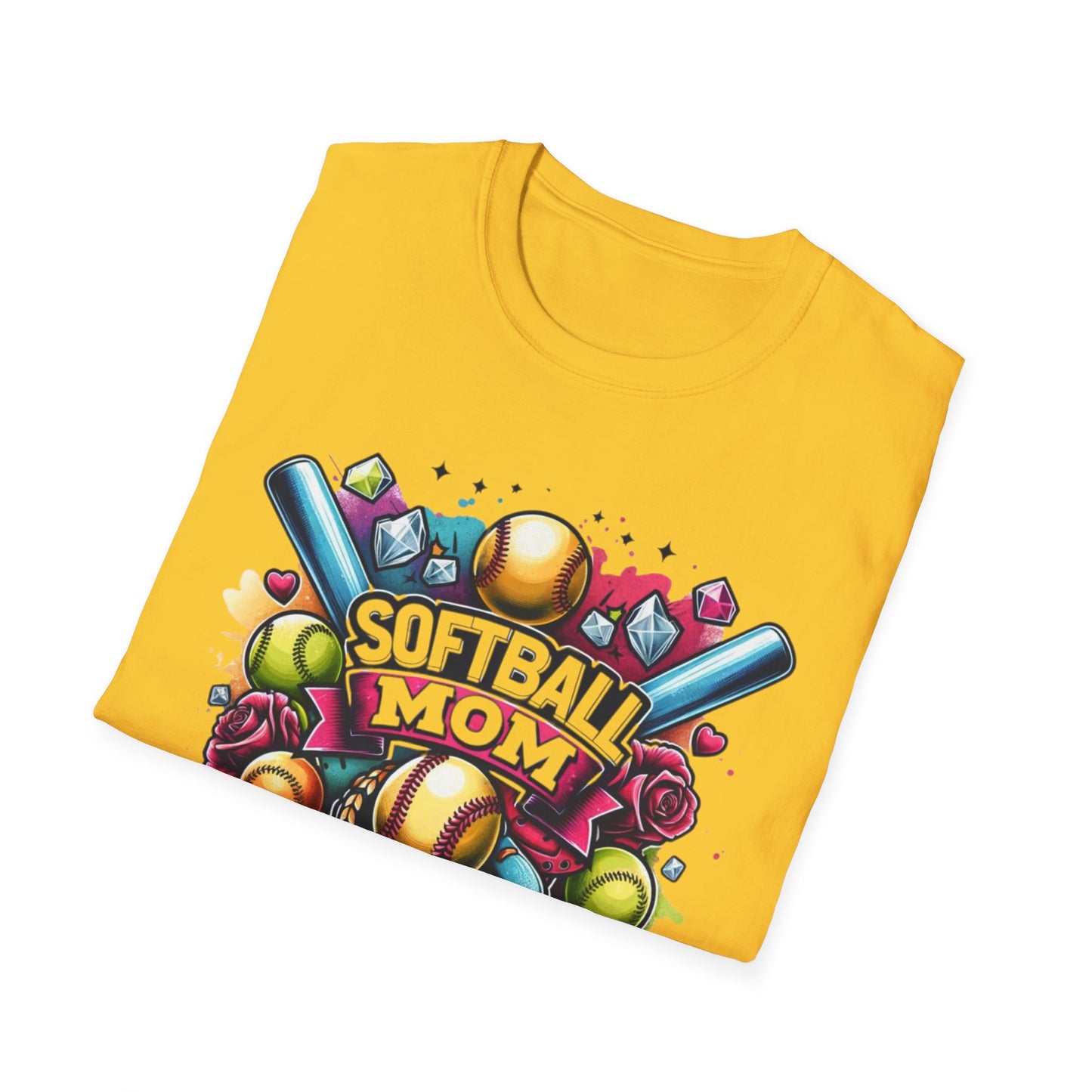 Softball Mom Bling Tee
