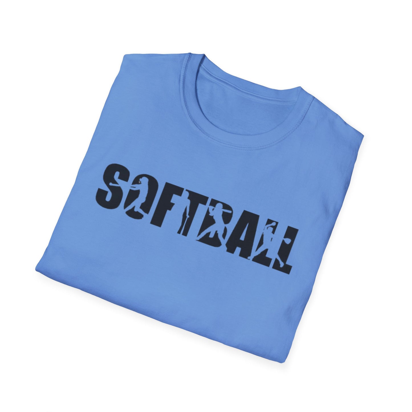 Softball Action Silhouette Tee