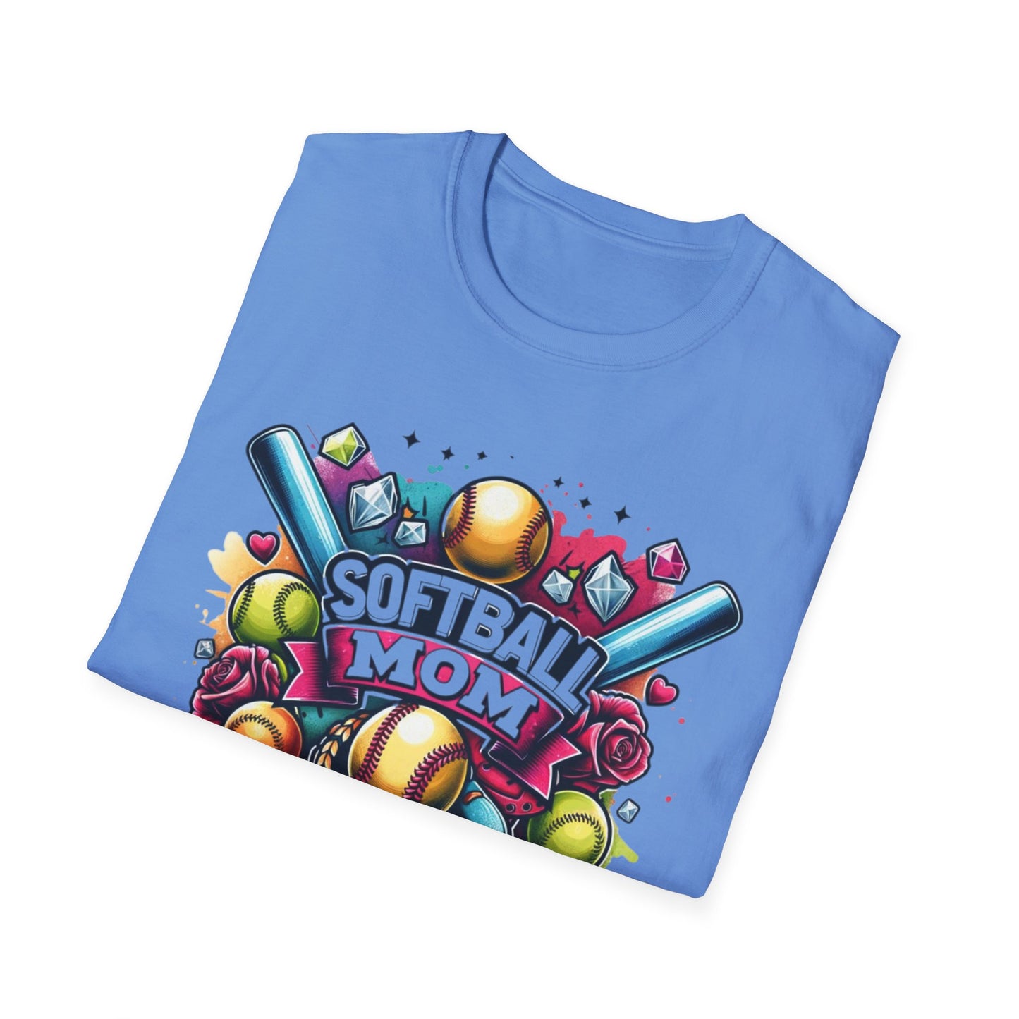 Softball Mom Bling Tee
