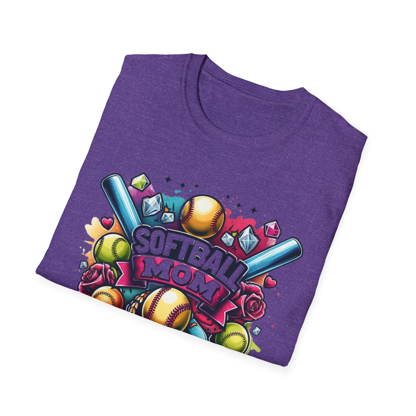 Softball Mom Bling Tee