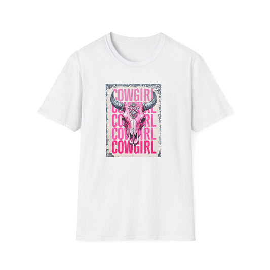 Cowgirl Vibe- Pink Skull