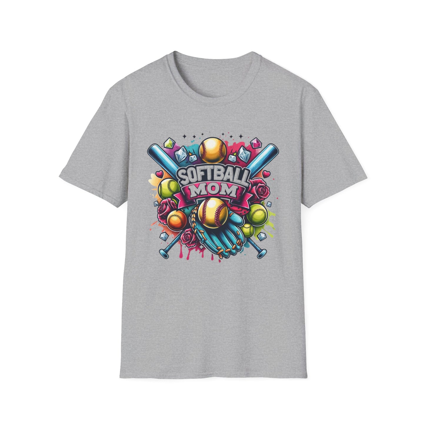 Softball Mom Bling Tee